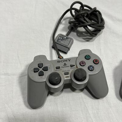 Vintage Playstation Controllers with cords