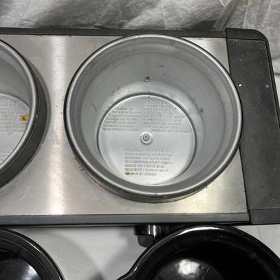 Three crock pot warmer