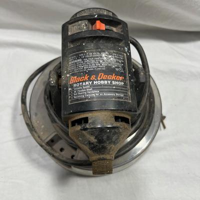 Black and decker hobby shop rotary