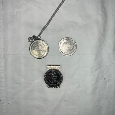 Vintage Metal Casino Coins