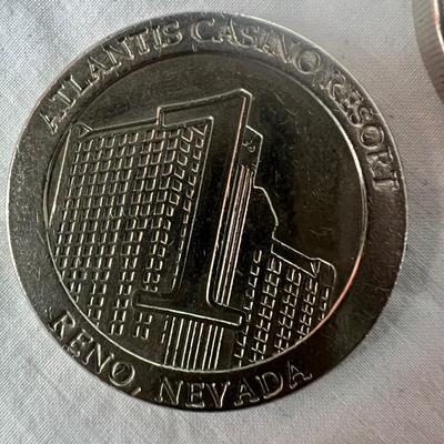 Vintage Metal Casino Coins