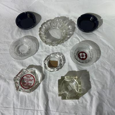 8 Vintage Ashtrays