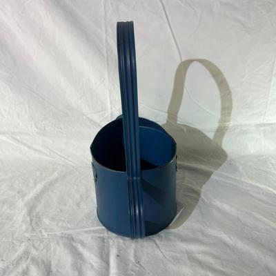 Blue Metal Decorative Watering Can