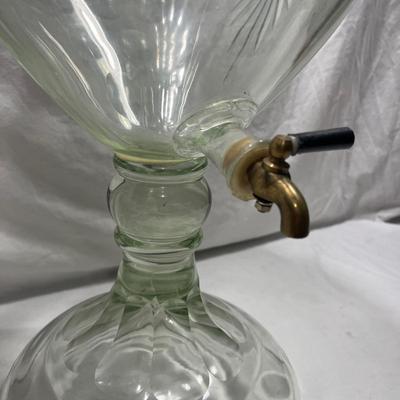 Large RARE crystal Apothecary Drink Dispenser/urn