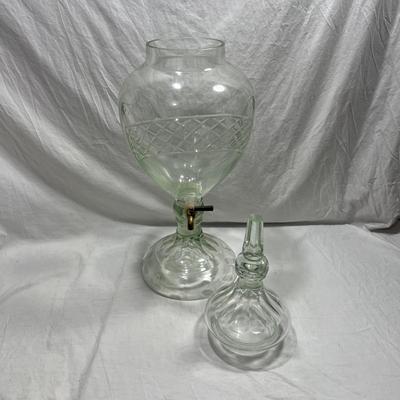 Large RARE crystal Apothecary Drink Dispenser/urn