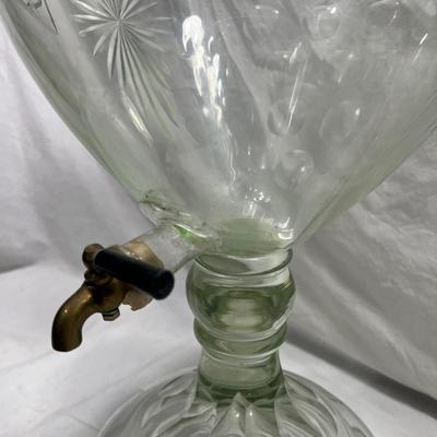 Large RARE crystal Apothecary Drink Dispenser/urn