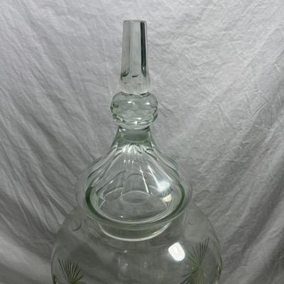 Large RARE crystal Apothecary Drink Dispenser/urn