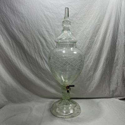Large RARE crystal Apothecary Drink Dispenser/urn