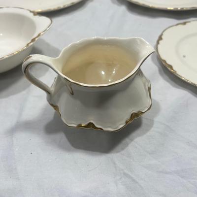 Vintage white and gold china by Taylor smith