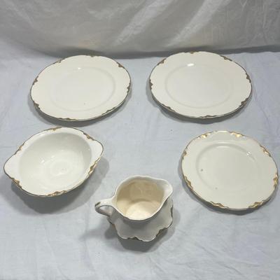Vintage white and gold china by Taylor smith