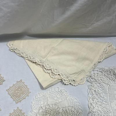 Vintage Crochet doilies and more