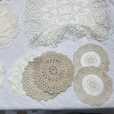 Vintage Crochet doilies and more