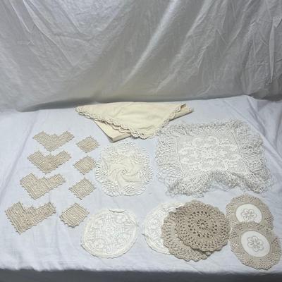 Vintage Crochet doilies and more