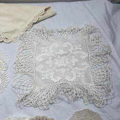 Vintage Crochet doilies and more