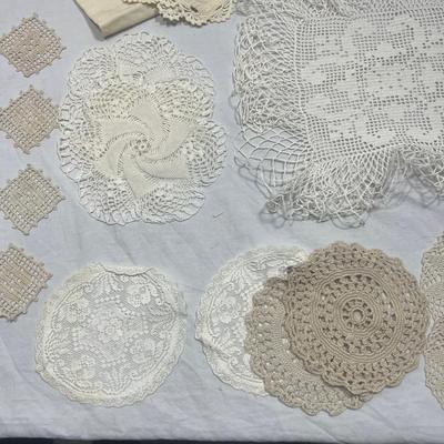Vintage Crochet doilies and more