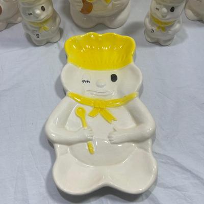 Vintage Bobby Baker/ Philsbury doughboy cookie jar set