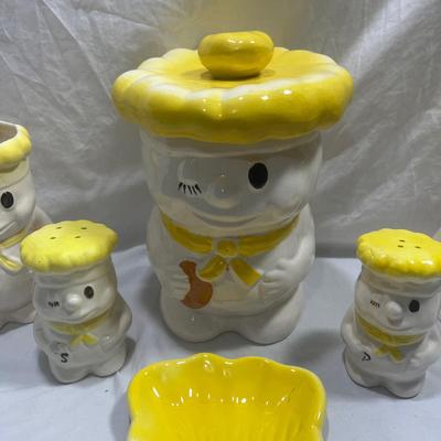 Vintage Bobby Baker/ Philsbury doughboy cookie jar set
