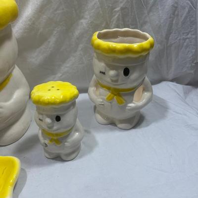 Vintage Bobby Baker/ Philsbury doughboy cookie jar set