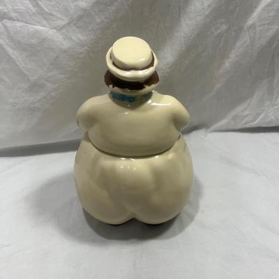 Vintage Duchesse Lady cookie jar
