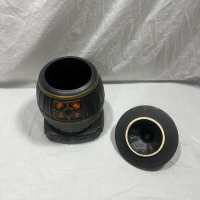 Vintage Black McCoy Oven Cookie Jar