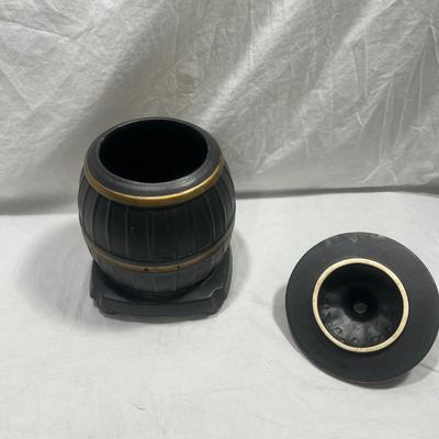 Vintage Black McCoy Oven Cookie Jar