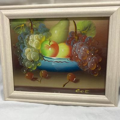 COE Artist impressionist painting framed