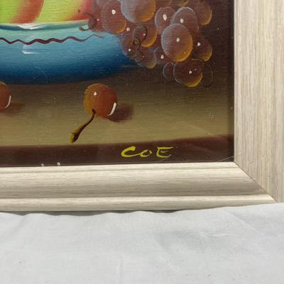 COE Artist impressionist painting framed