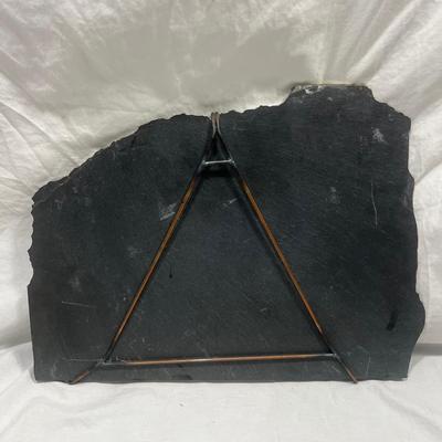 Stone carved and painted unique art
