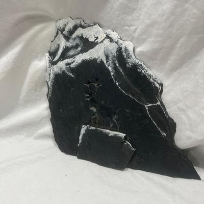 Small Stone carved and painted unique art