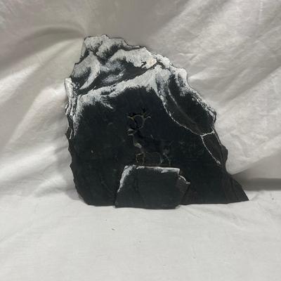 Small Stone carved and painted unique art