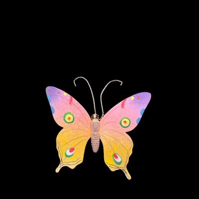 World Pin, Angel, Butterfly Brooches