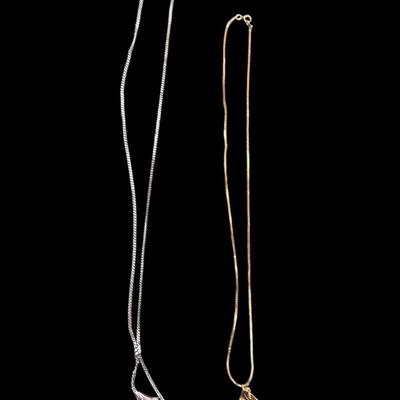 Silver Toned and Gold Toned Necklaces