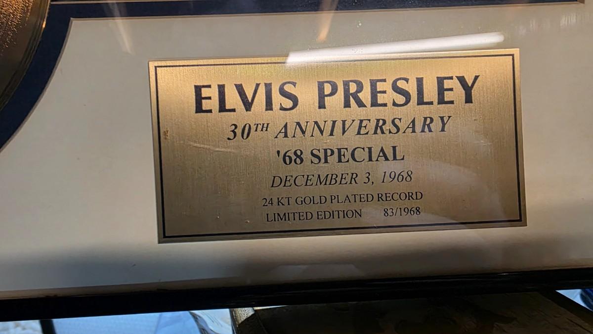 Elvis Presley 30th Anniversary ’68 Special Limited Edition 24kt Gold ...