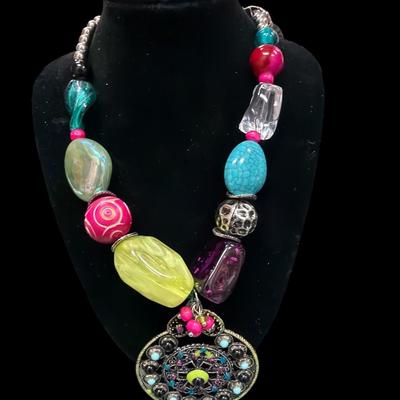 Three Silver Toned Ladies Necklaces