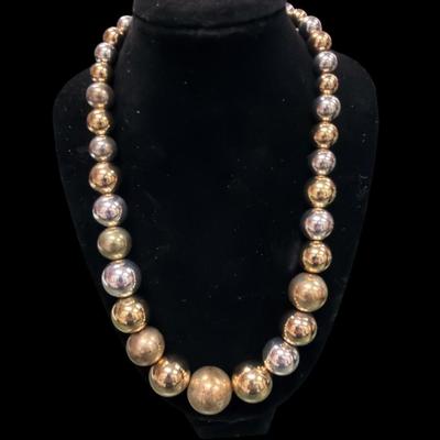 Vintage Gold Toned Costume Jewelry Necklaces