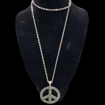 Set Of Three Silver Toned Ladies Necklaces