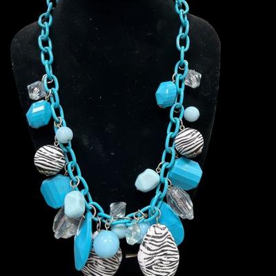 Beautiful in Blue Necklaces Set of 3