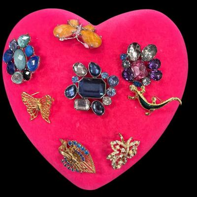 Bless My Pink Heart at all the Brooches