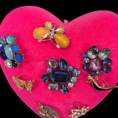 Bless My Pink Heart at all the Brooches