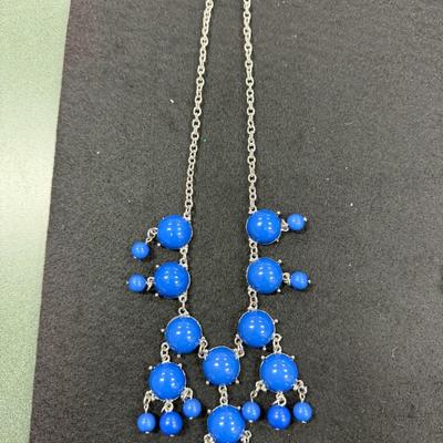 All Dressed Up in Blue Necklaces