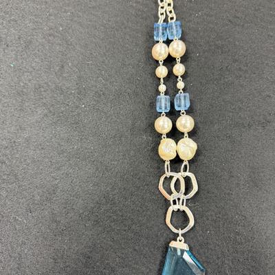 All Dressed Up in Blue Necklaces
