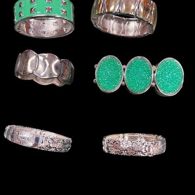 Assortment of Bangle and Cuff Bracelets