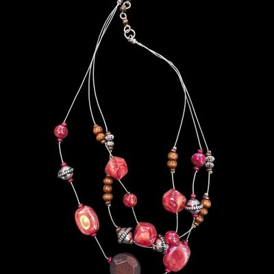 Vintage Colorful Beaded Necklaces