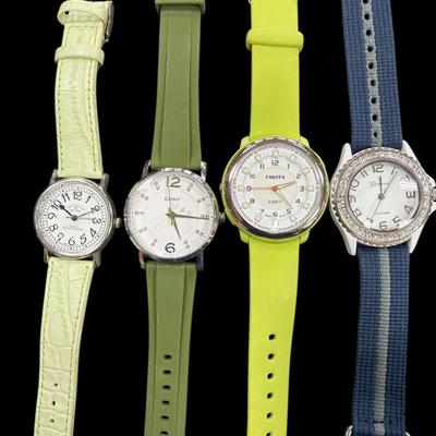 Set of 12 Wrist Watches With Straps