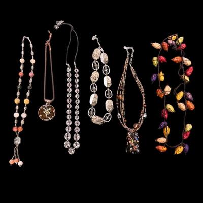 Vintage Assortment of Costume Necklaces Set of 6