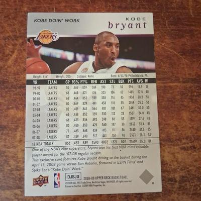 Kobe Bryant Card