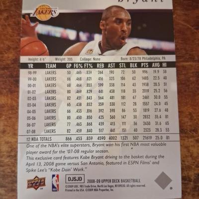 Kobe Bryant Card