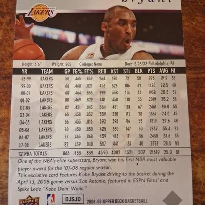 Kobe Bryant Card