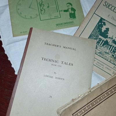 Antique Piano Music Books