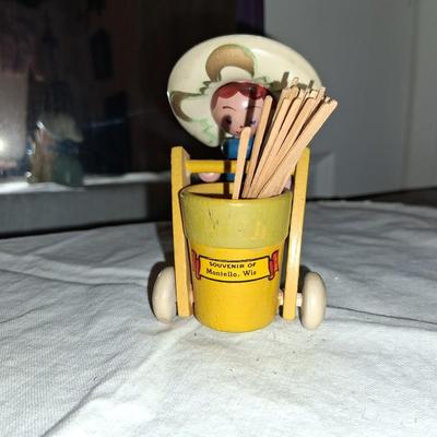 Antique Volco Toothpick Holder